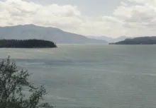 Lake Pend Oreille in northern Idaho, homeland of the Kalispel people.