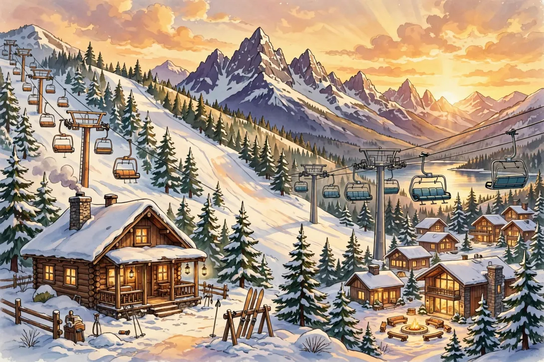 Cartoon illustration for the Schweitzer ownership history article